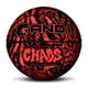 thumbnail image 1 of Balón de Baloncesto de Goma Premium chaos animal print rojo Talla 7, 1 of 2