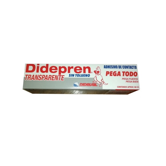 Adhesivo de Contacto Transparente Didepren 60cc - Dideval