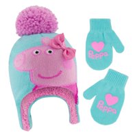 Set De Gorro Y Guantes De Invierno Para Niños Peppa Pig De Hasbro