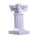 thumbnail image 2 of Estatua De Pedestal De Pilar Romano En Miniatura, Columna Griega Para Mesa De Paisaje, Color Blanco, 2 of 5