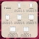 thumbnail image 4 of Juego De Sábanas Split King De 5 Piezas Transpirable Color Burdeos, 4 of 8