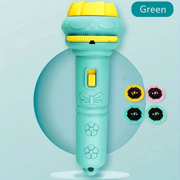 32 Patterns Children's Flashlight Projector Fun Early Childhood Education Cognitive Toys Dinosaur Animals Ocean Multi Digital Fruit Multiple Pattern Projection Flashlight Puzzle Toys