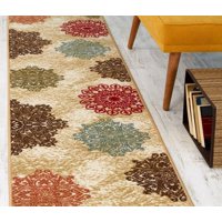 Home Fashion.Cl - Alfodia Alfombra Pasillo Beige 70 Cm X 5 Metros Con Goma Sin Overlock