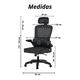 thumbnail image 5 of Silla Escritorio Homework Ergonómica Reposo Lumbar Cintura, 5 of 5
