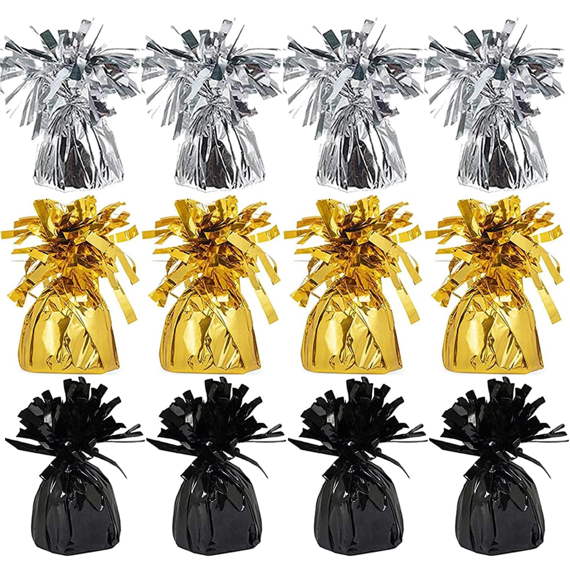 Pesas Metálicas Para Globos The Dreidel Company, 14 Cm, Paquete De 12