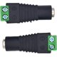 thumbnail image 1 of Conector hembra DC a bloque de terminales de 2 tornillos para cámaras de seguridad CCTV, paquete de 10, 1 of 3