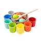 thumbnail image 4 of Juego de juguetes Montessori para niños y niñas, juguetes de clasificación de colores, bloques de madera, juego reutilizable a juego, contar juguetes, 4 of 5