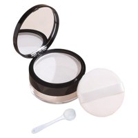Magideal - Estuche De Polvo De Maquillaje Diy Portátil Vacío Recargable Para Esposa, Amante, Mamá, Accesorios Livianos Convenientes Y Duraderos, Fácil De D