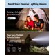 thumbnail image 5 of Power Bank Uukto 45800mAh Cargador Solar con 3 Cables y LED, 5 of 7