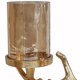 thumbnail image 3 of Portavelas Benzara BM285263, 41 cm, aluminio y cristal dorado, 3 of 6
