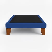 Vitelio - Base De Cama 1 Plaza Color Azul Rey