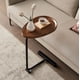 thumbnail image 1 of Mesa De Centro Lateral Living Vanguardia Madera Nactural Transparente, 1 of 8