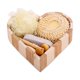 thumbnail image 4 of Set De Ba?o 5 Piezas En Caja Corazón De Madera Para SPA Corporal Y De Pies, 4 of 5