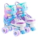 thumbnail image 1 of Patines 4 Ruedas Led Rupu Niñas Ajustable Sirena Aquapurple, 1 of 9