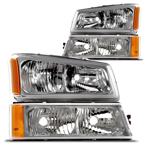 Conjunto de faros TRUE MODS Silverado 03-06 Cateye