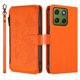 thumbnail image 2 of Funda Cartera Mariposa para [Motorola Edge 70 5G] con Soporte y Cremallera Naranja, 2 of 6