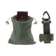 thumbnail image 4 of Bolsa con cordón plegable Pouch con cordón y hebilla Cinturón de almacenamiento Bolsa de recolección Bolsa Herramienta de material cuero para a Verde, 4 of 5