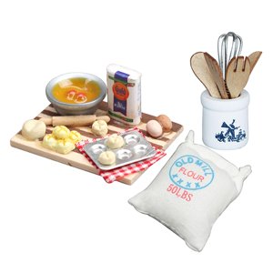 Bothyi - Casa De Muñecas Hornear Y Cocinar Cocina Cena Juguete Adorno Juego De Imaginación