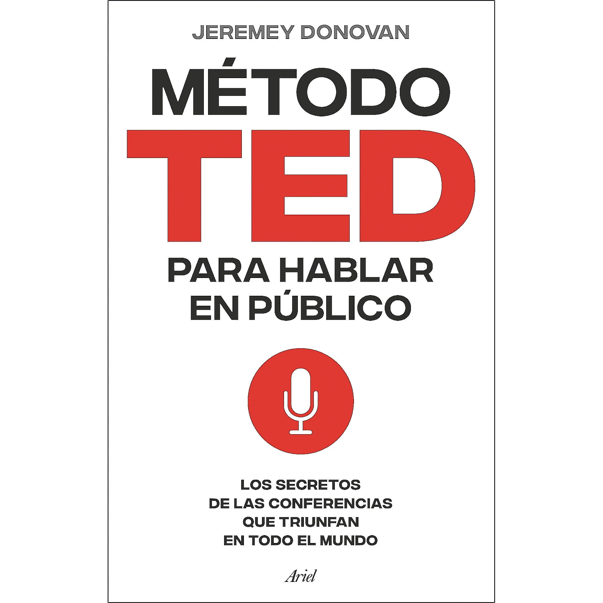 Genérico - Libro El Método Ted Para Hablar En Público - Jeremey Donovan