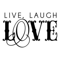 Rienda Libre Graphics - Decomural Live Laugh Love Ws-15673