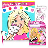 Set De Actividades De Colorear Barbie Gigante Con Libro De Agua Y Tinta