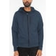 thumbnail image 1 of Saronite Chaqueta de Manga Larga con Cierre Frontal de Algodón Jaspeado Liso, Azul (para Mujer), 1 of 1
