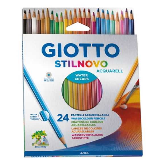 Lapiz Giotto Stilnovo Acuarelable 24 Colores