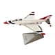 thumbnail image 5 of Modelo De Caza A Escala 1/144, Modelo De Avión De Aleación Fundida A Presión Para Estanterías, Cafeterías, Bares, Color Blanco Plateado., 5 of 5