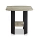 thumbnail image 5 of Mesa auxiliar Furinno, diseño simple, juego de 2 niveles, roble francés, 5 of 8
