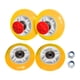 thumbnail image 5 of 4 Ruedas Giratorias Para Coche Para Ni?os Que Protegen El Suelo. Repuesto Universal Amarillo., 5 of 5