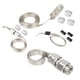 thumbnail image 3 of 1 Kit Braided Hose Sleeve Flexible Instalación Sencilla Material Aluminio Universal Reemplazo Adecuado para Vehículos Automóviles Garajes Uso Personal Plata, 3 of 5