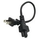 thumbnail image 3 of Adaptador de fuente de alimentación US de 30 cm de largo, cable de alimentación de CA para computadora portátil, cable de extensión de alimentación, 3 of 5