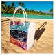 thumbnail image 3 of Bolso Playa Lona Algodon Franjas Con Cierre Fuelle Grande, 3 of 9