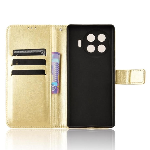 Funda tipo libro para Tecno Spark 20 Pro+ 4G, cartera todo‑en‑uno, funda multifuncional con tarjetero y correa de muñeca desmontable