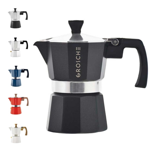 Cafetera para café espresso GROSCHE Milano Moka Pote 150 ml, color negro