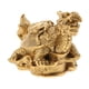 thumbnail image 2 of Retro Feng Shui Dragon tortuga estatua estatuilla suerte riqueza adorno monedas, 2 of 5