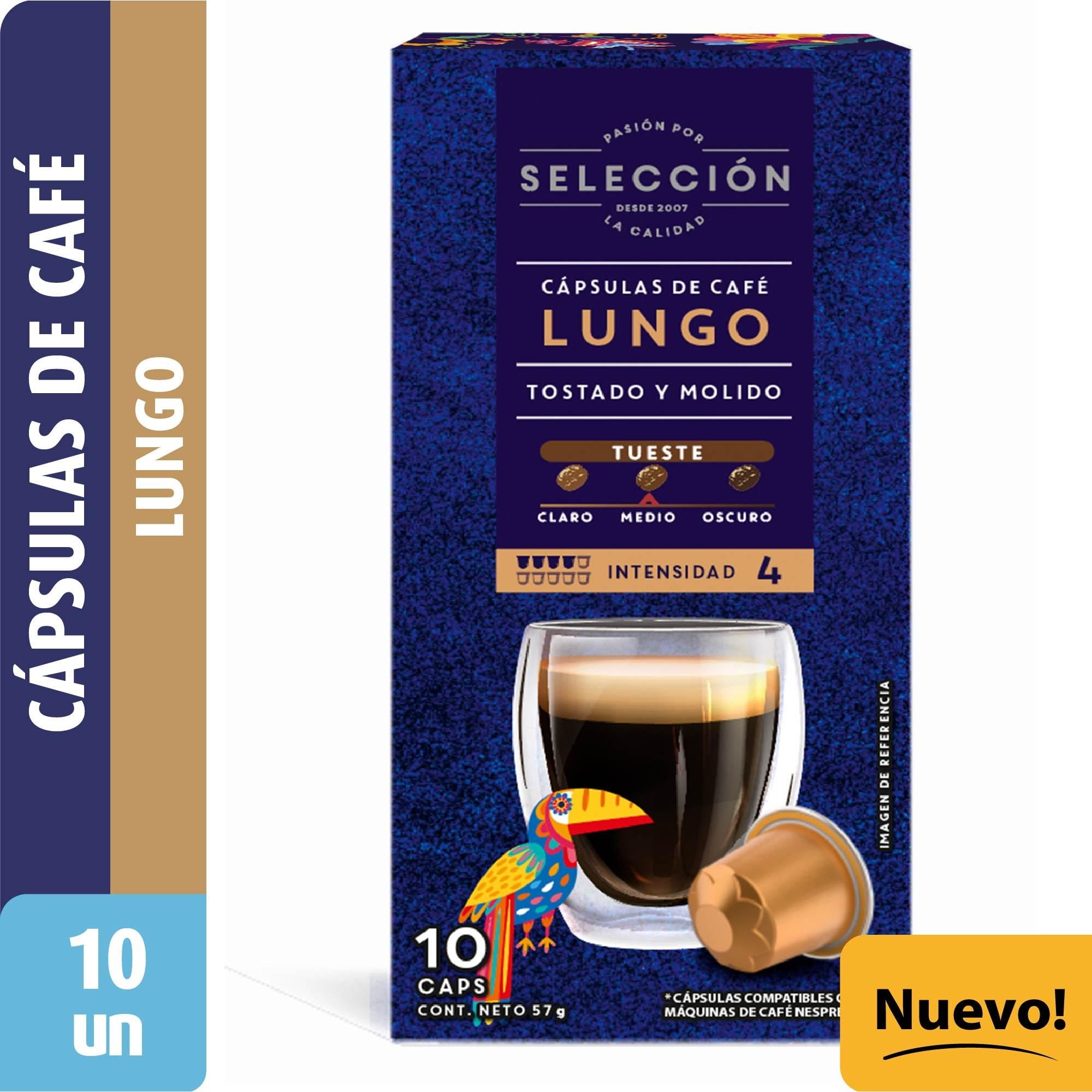 Café En Cápsula Lungo 10 Un Selección