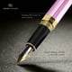 thumbnail image 5 of Pluma estilográfica Dryden Designs rosa, punta mediana fina, 24 cartuchos, 5 of 8