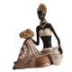 thumbnail image 4 of Estatua Africana, Decoración Del Hogar, Adorno Estético, Estante, Estatua De Resina Para Inauguración De La Casa, 4 of 5