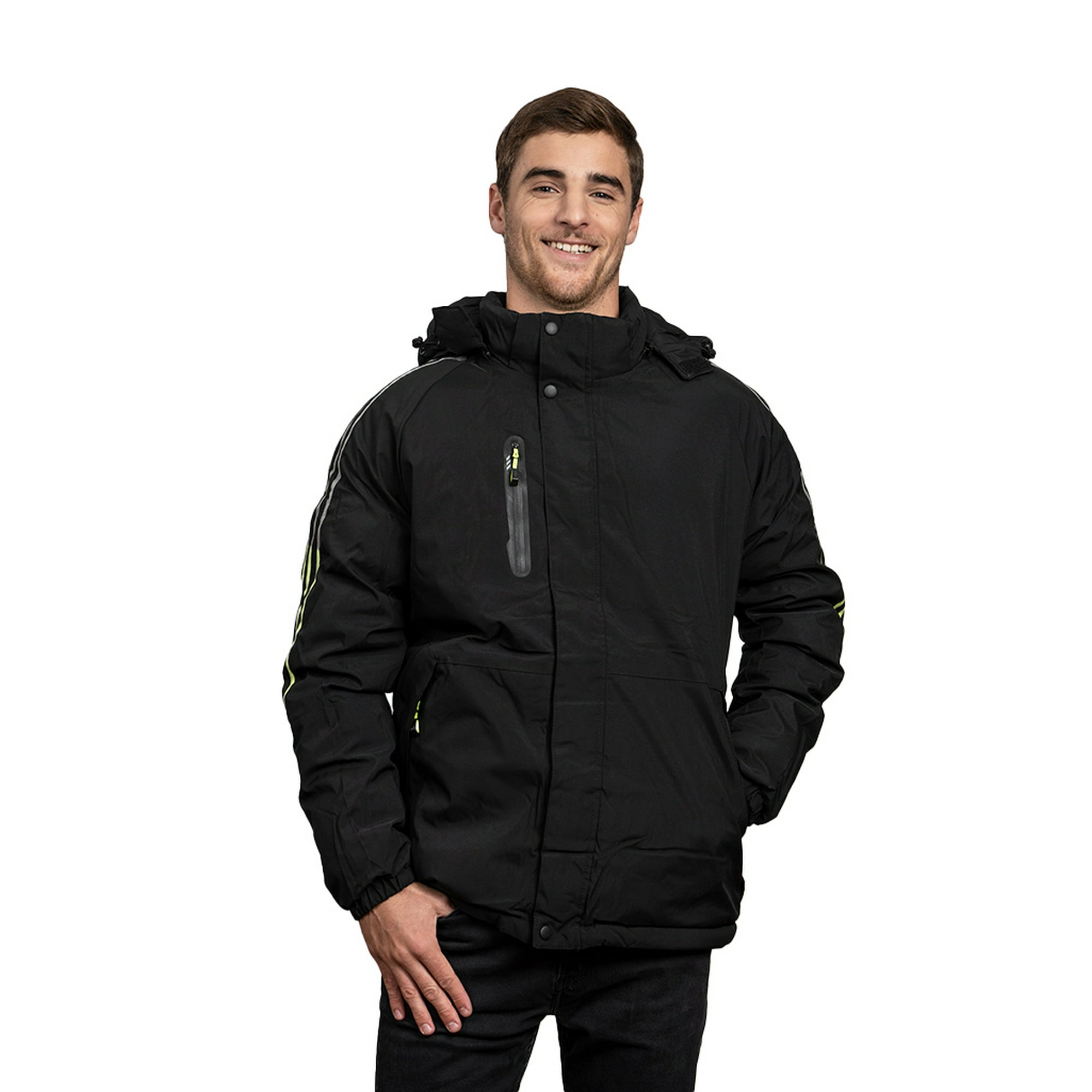 Todopiel - Parka Reversible Chg70 Negro-verde