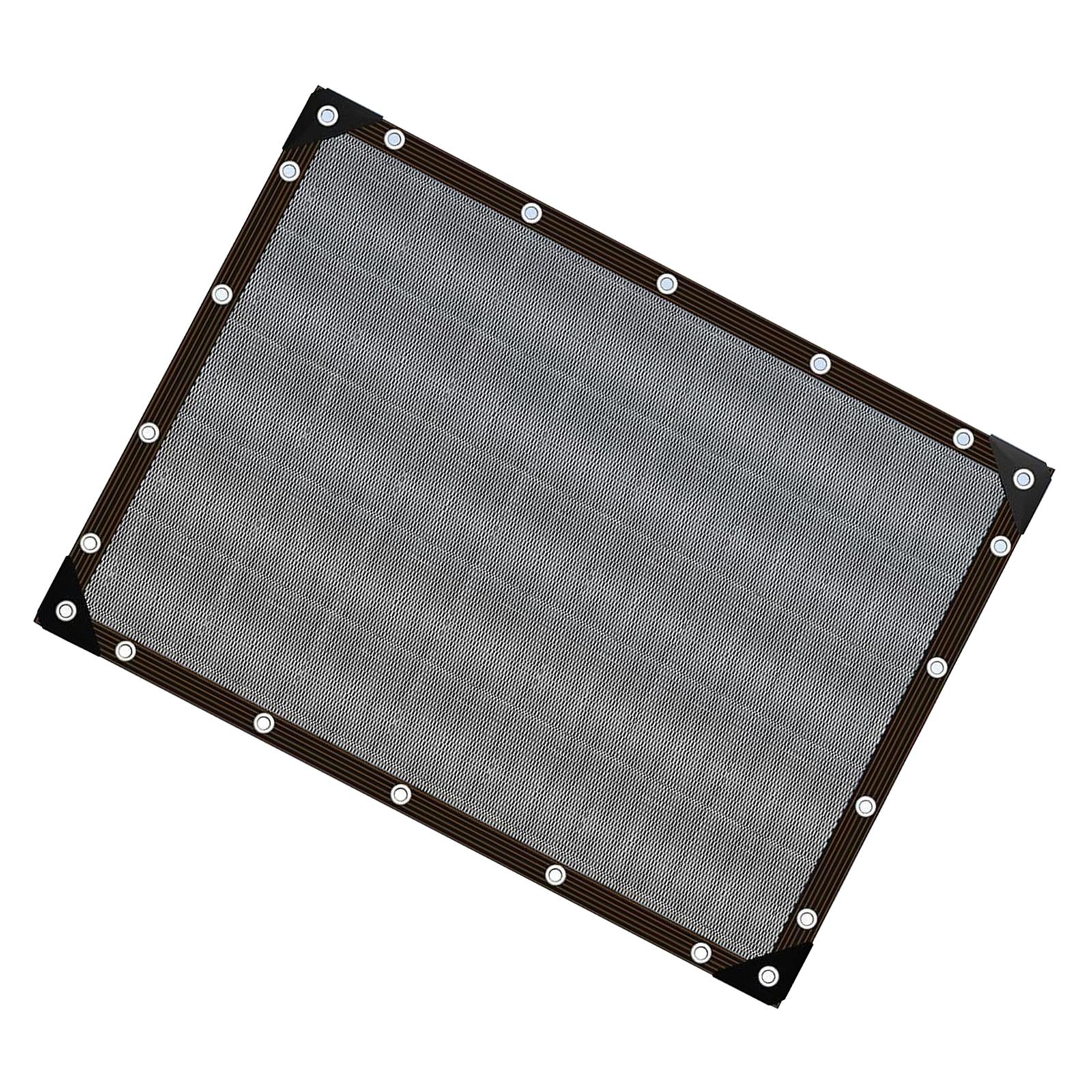 Ioensy - Tela De Sombra Negra Resistente Al Desgarro, Plegable, Para Terraza, Jardín Y Patio.