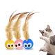 thumbnail image 1 of Bouncy Tails – Juguete de bola para gato interactivo con plumas (Pack de 3), 1 of 8