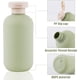 thumbnail image 4 of 2 botellas exprimibles con tapa abatible y bomba, de plástico, rellenables para líquidos, champú y acondicionador, vacías, para viaje, para artículos de tocador., 4 of 7