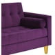 thumbnail image 3 of Sofa Retro 3 Cuerpos Felpa 01 Morado, 3 of 5