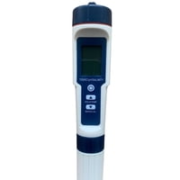 Xusx111 - Tester Digital 5 En 1, Medidor Para Agua / Salinidad Meterthermometer, Prueba De Sal De Piscina Con Compensación De Temperatura Constante, Adecuado Para Acuarios De Piscinas De Agua Potable