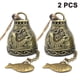 thumbnail image 1 of Paquete de 2 dragones vintage Feng Shui, buena suerte, bendición para el hogar, jardín, carillón de viento colgante, decoración, regalo, 1 of 8