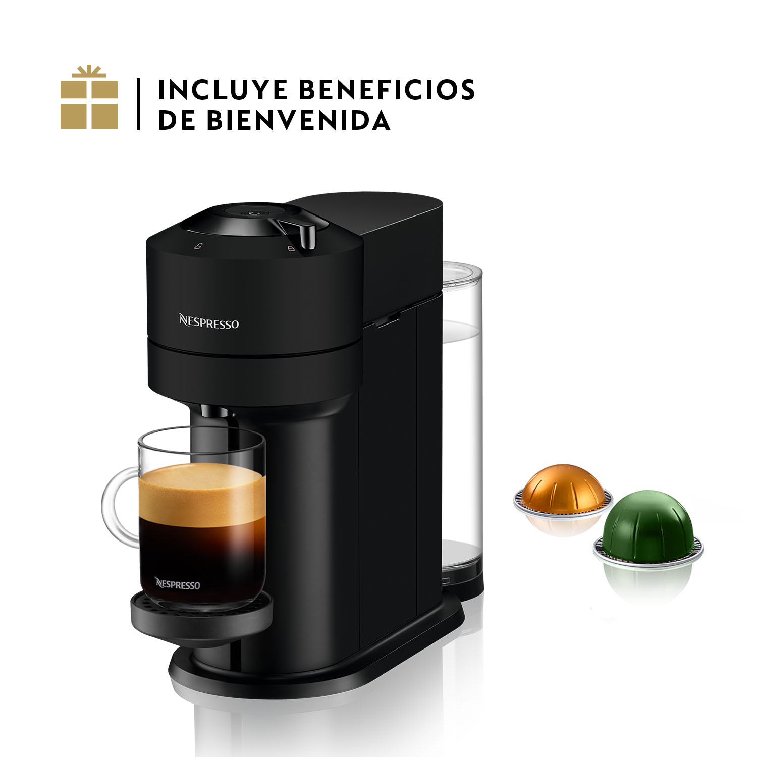 Cafetera Nespresso Vertuo Next Negra Matte