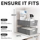 thumbnail image 4 of Organizador de Baño Simple Houseware de 2 Niveles para Debajo del Fregadero Gris, 4 of 5