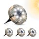 thumbnail image 1 of Luces solares de suelo Goodscious LED impermeables (paquete de 4), 1 of 7