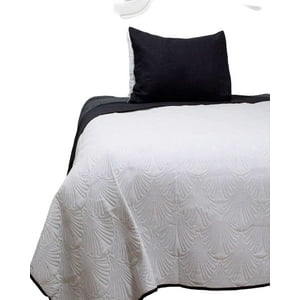 Cubrecama Quilt Bicolor Plaza Y Media Doral